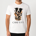 T-shirt Personnalisé Cani-VTT Personnalisé avec Votre Chien – Cadeau Sport Canin Unisexe