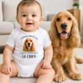 Body bébé personnalisé – Si quelque chose est cassé, c'est sûrement mon animal | Cadeau naissance drôle
