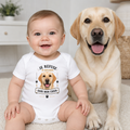 Body bébé personnalisé – Je refuse de répondre sans mon animal | Cadeau naissance drôle