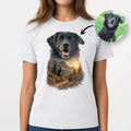 T-shirt Cani-Trottinette Personnalisé avec Votre Chien – T-shirt Unisexe – Design Outdoor Premium