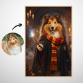 Portrait Animal Magicien Personnalisé – Poster Chien ou Chat Style Fantaisie