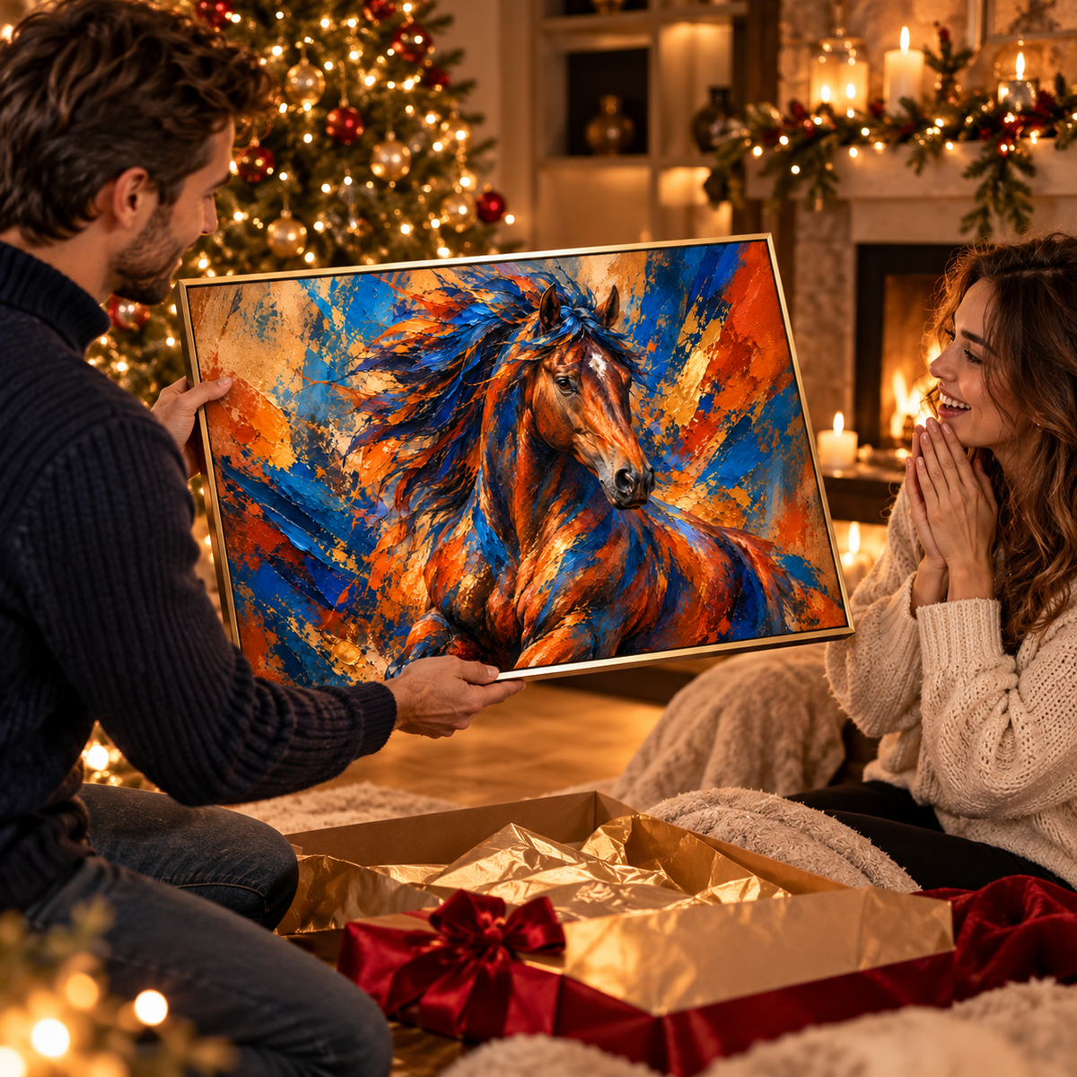 Élan de Liberté – Poster Cheval Artistique Premium | Collection Wild Luxury