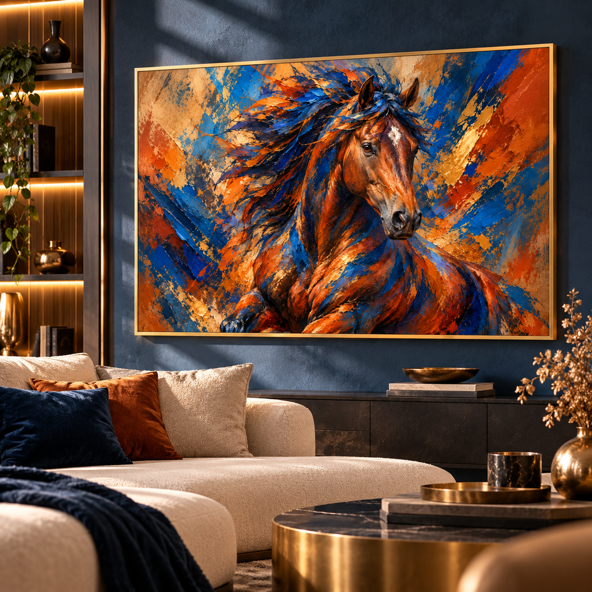 Élan de Liberté – Poster Cheval Artistique Premium | Collection Wild Luxury