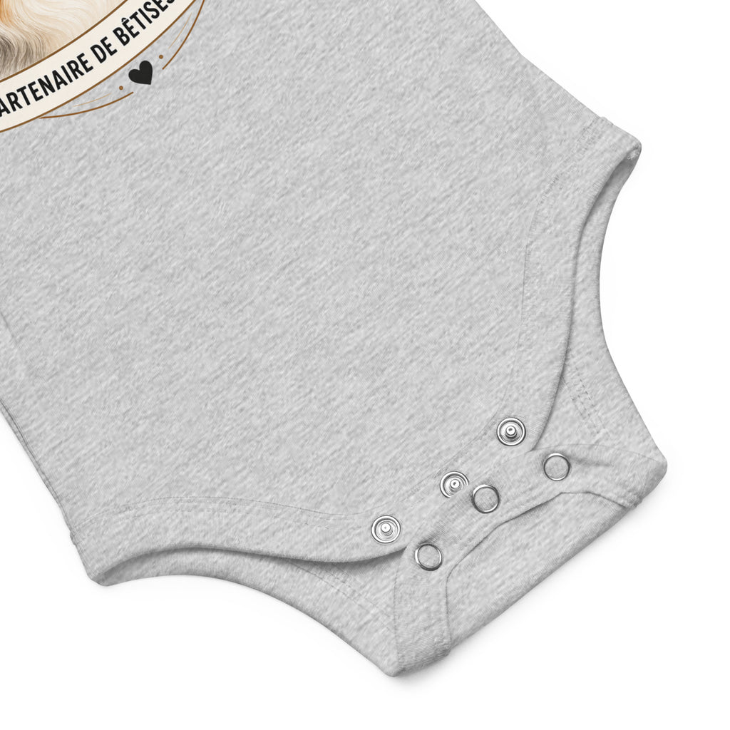 Body bébé premium personnalisé avec l'animal de famille – Mon Premier Meilleur Ami