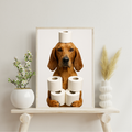 Portrait Animal Personnalisé Humoristique – Poster Drôle Chien ou Chat avec Votre Photo