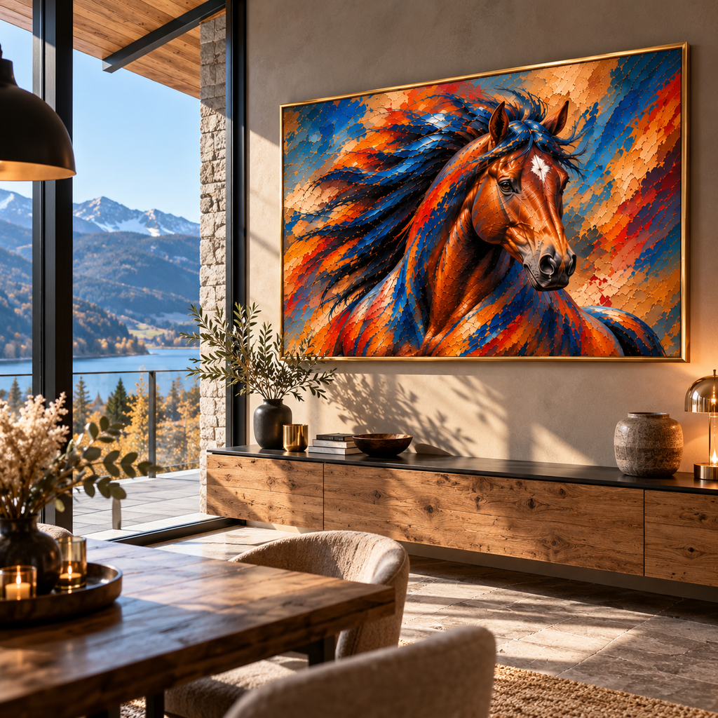 Élan de Liberté – Poster Cheval Artistique Premium | Collection Wild Luxury