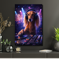 Portrait Animal Personnalisé DJ – Poster Chien ou Chat Musique avec Casque